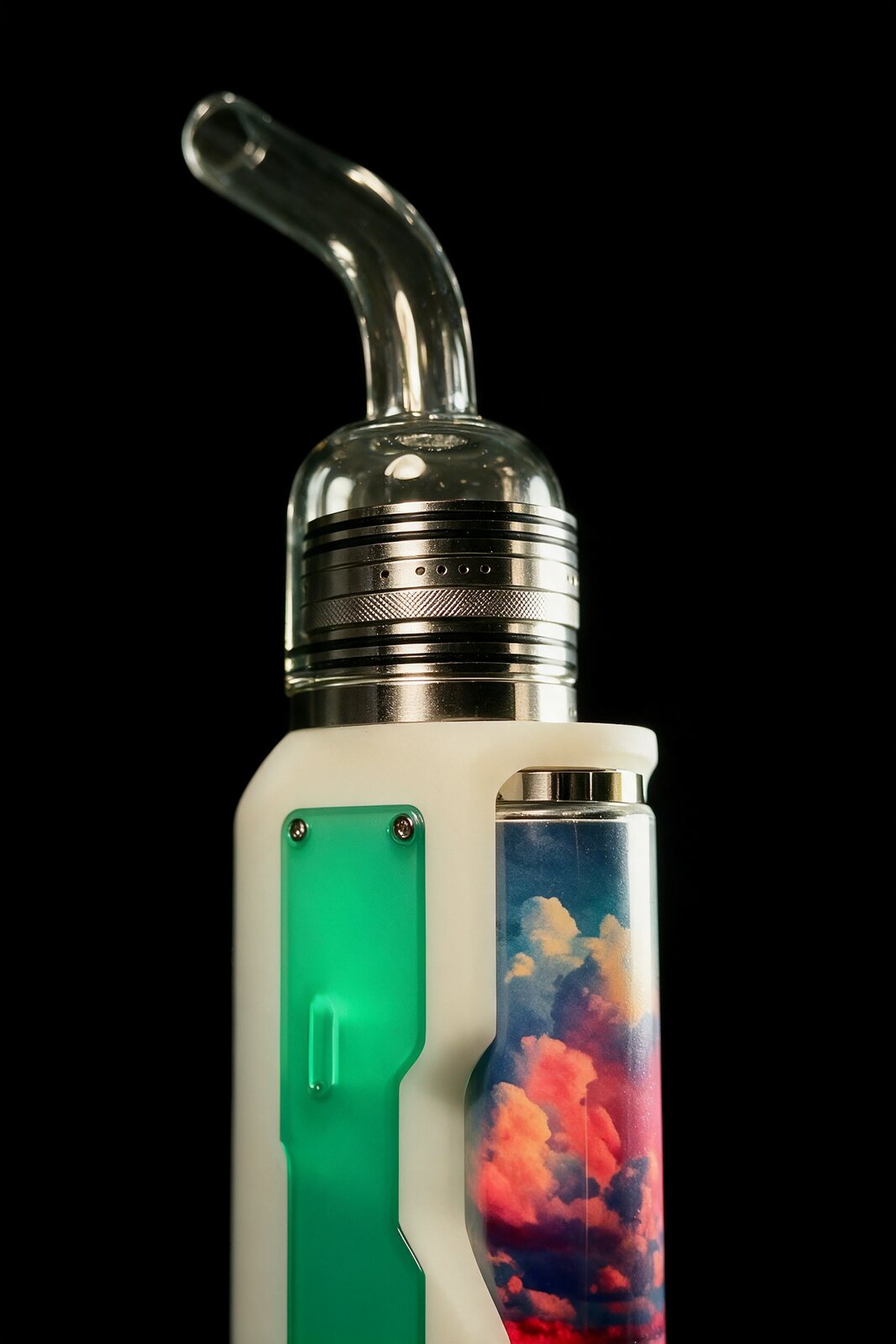 The Top Airflow Vent ring mounted on the device